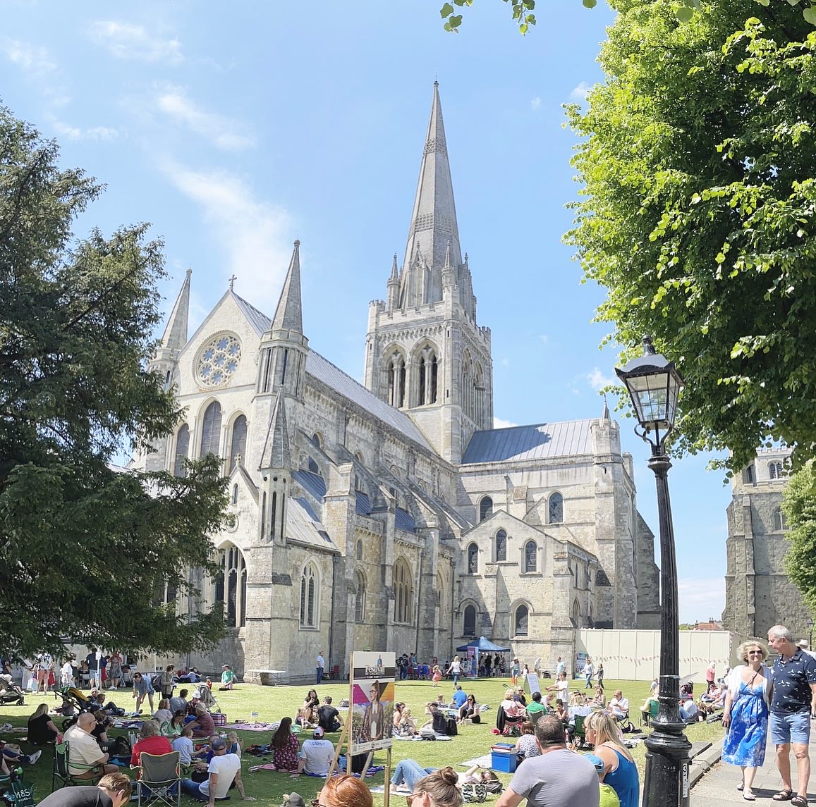 The Jubilee Picnic at Chichester Cathedral
