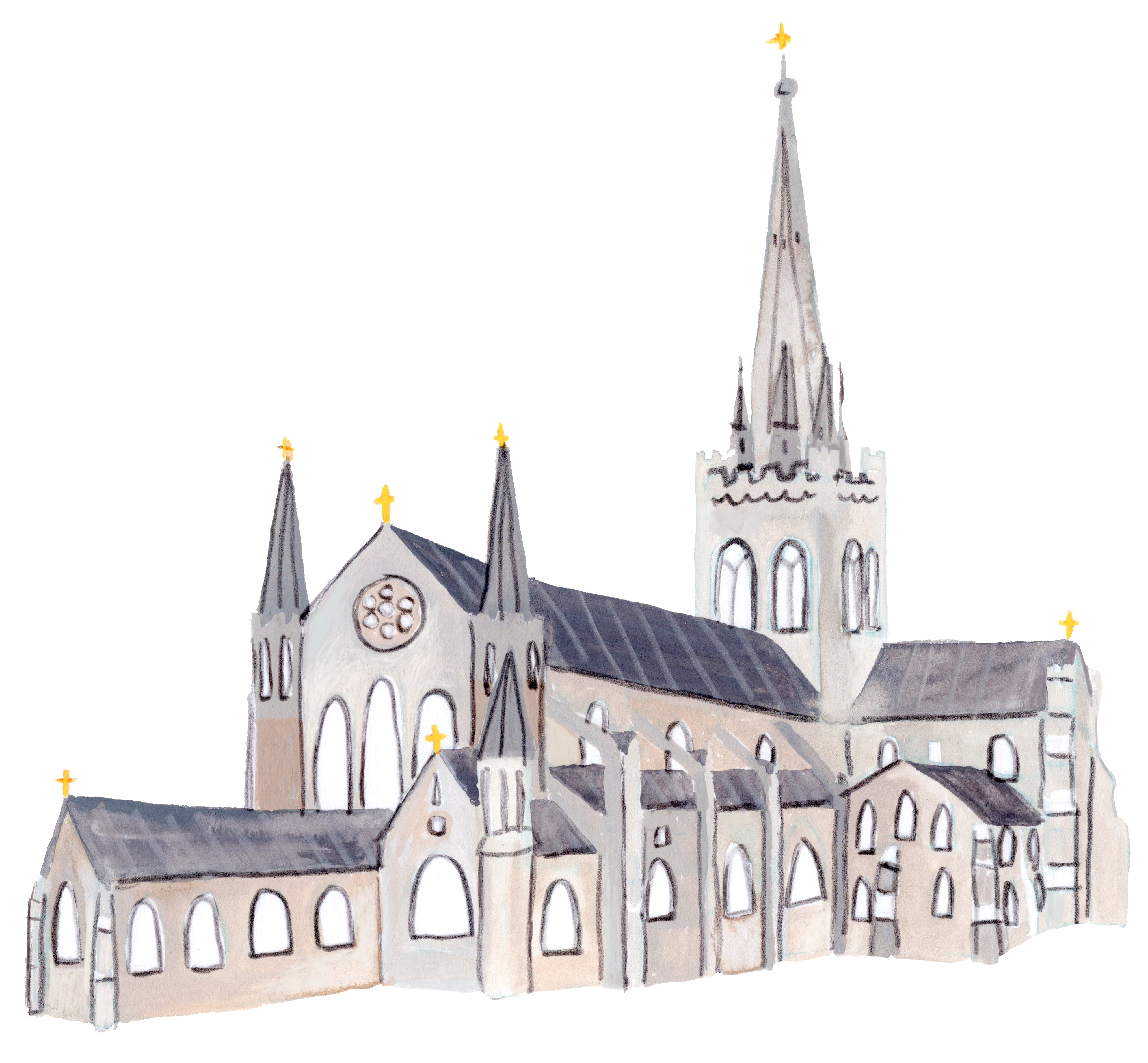 cathedral illustration