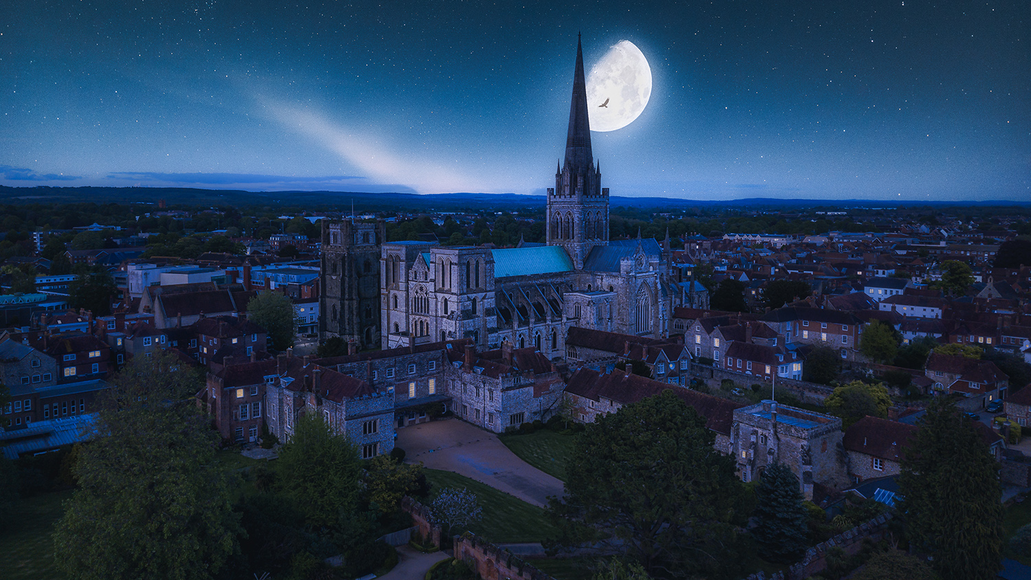 Cathedrals at Night | Chichester Cathedral