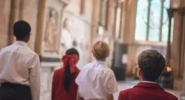 children walking 