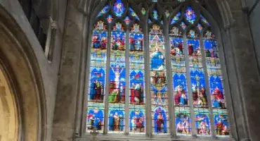 Photo of Stained glass window