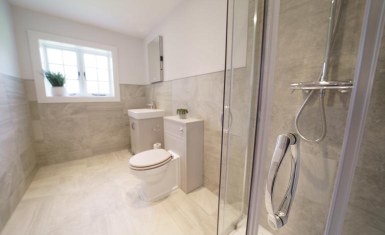 bathroom in the Treasury Suites