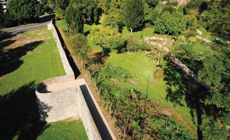 City Walls & Bishop's Palace Gardens