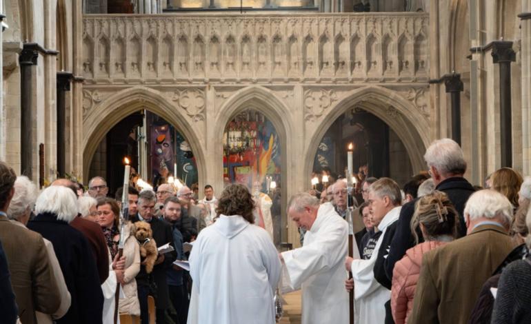 Easter Day service at Chichester Cathedral (Vivien Ruddock)
