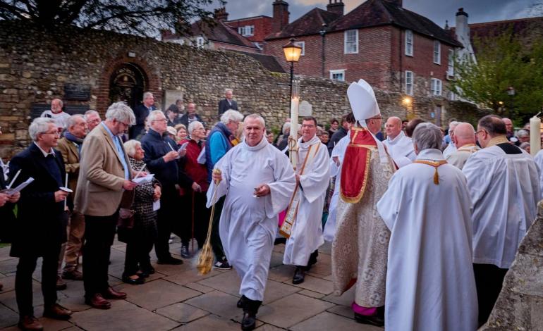 Easter Eve service at Chichester Cathedral (Jim Holden)