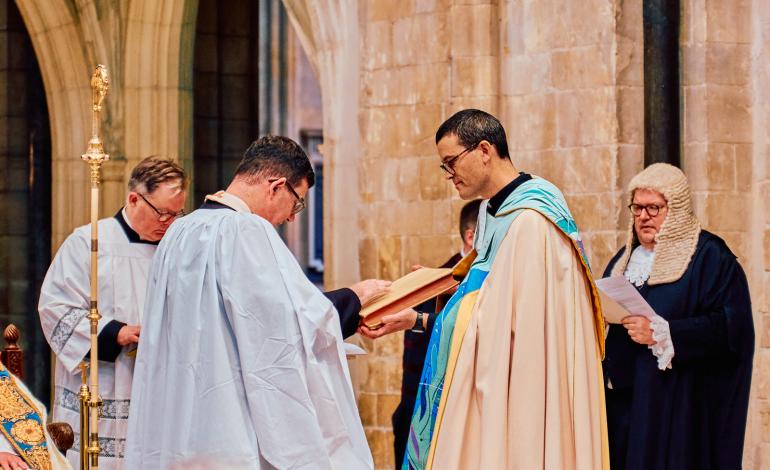 Canon Jack at the Dean of Chichester's installation