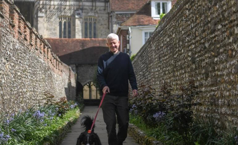 Canon Simon & Callie on Saint Richard's Walk