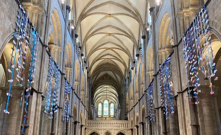 Fish950 on display at the Cathedral