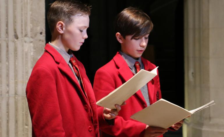 William and Jago perform the Chichester Psalms