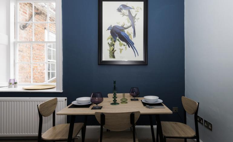 Dining area in Open living