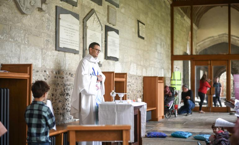 Canon Jack takes the Children and Families service