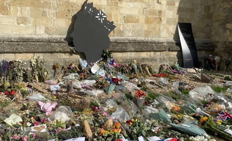 Flowers and gifts in paradise, the green space within the Cathedral’s 600 year-old Cloisters