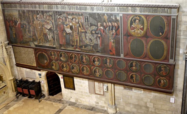 Painting in the North Transept