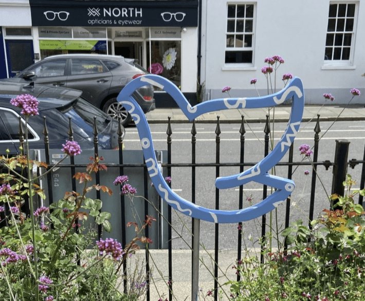 Dove symbol on the Chichester950 Codebreaker Trail