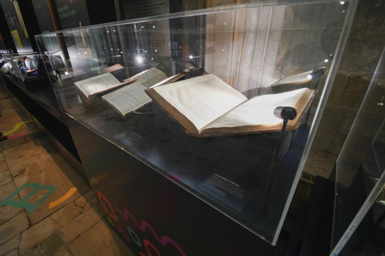 books at the RRR exhibition