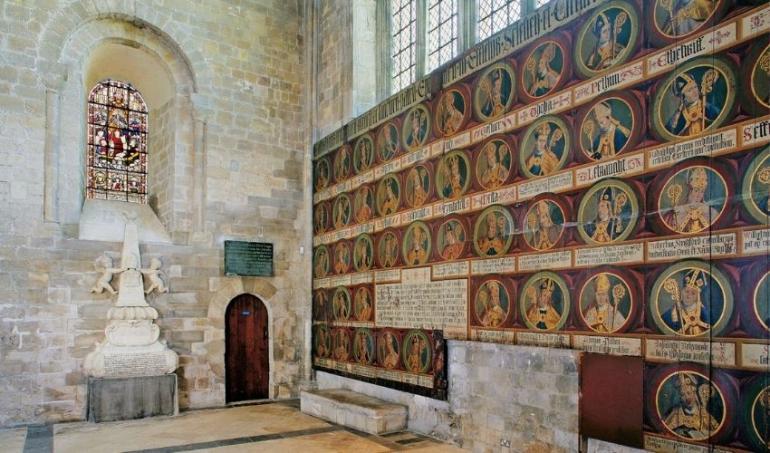 The Lambert Barnard panels, showcasing the Bishops of Chichester including Robert Sherborne
